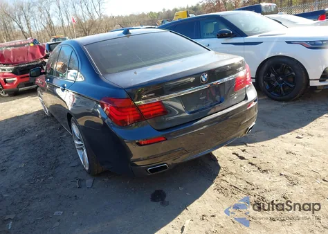 2014 BMW 750I xDrive из США, поврежденный, VIN WBAYB6C50ED224499